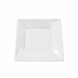 ME. SQ PLATE ; 仿瓷方平盘